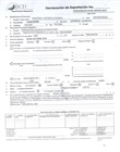 Declaración de exportador